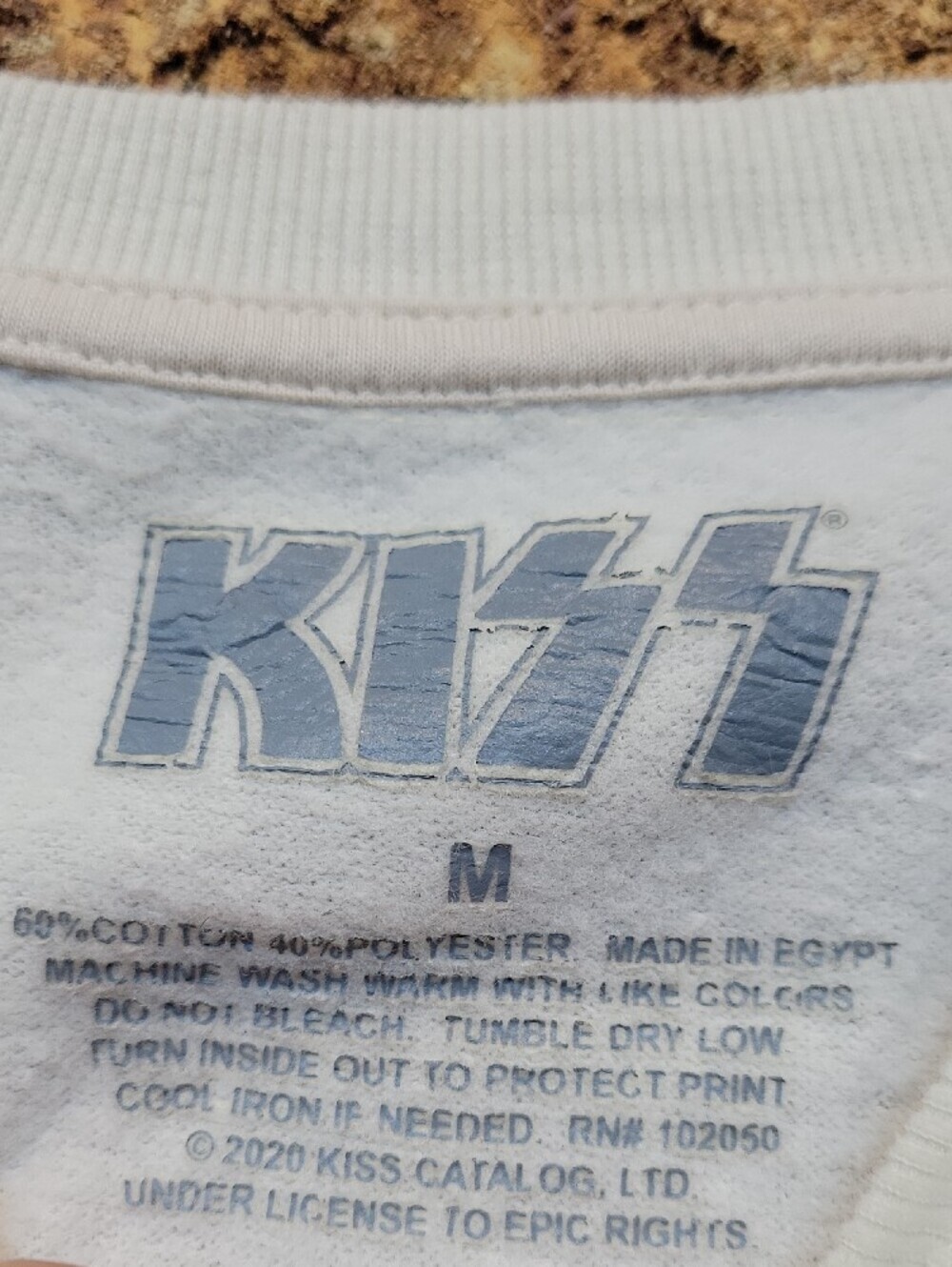 Kiss Graphic Sweatshirt Cotton Blend Casual Size Medium - Picture 2 of 9